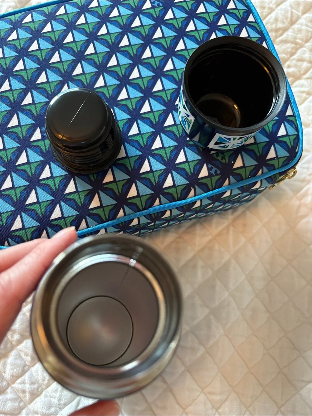Tory Burch reusable lunch